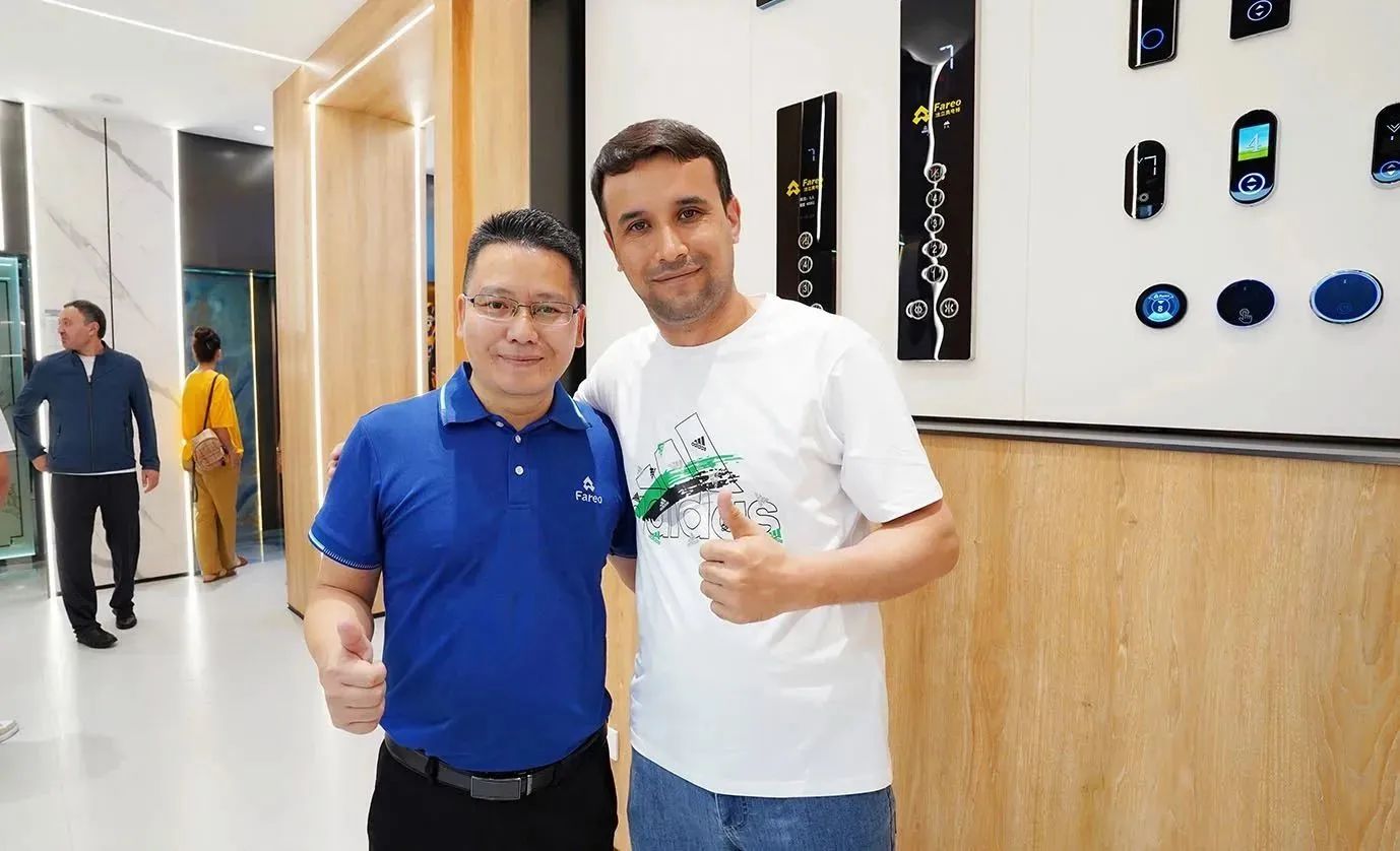 塔吉克斯坦考察交流团参访asiagame电梯